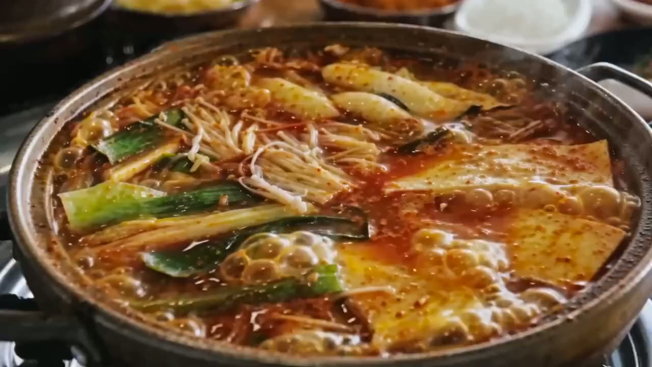 Korean dishes served at HoHo Korean Restaurant