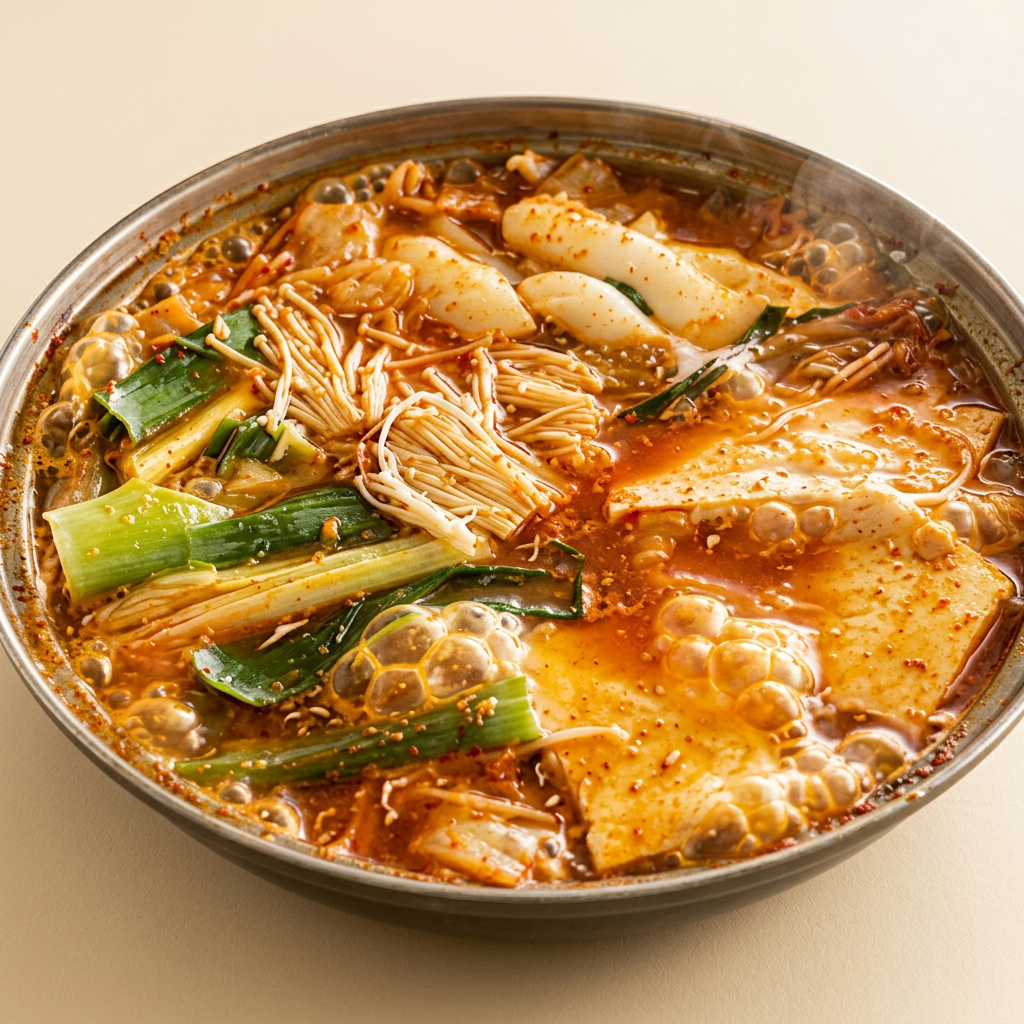 Kimchi jeongol hot pot at HoHo