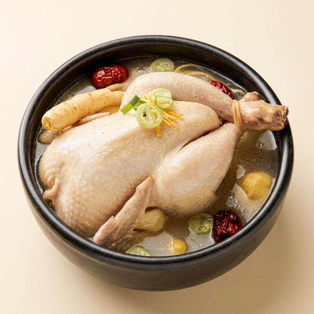 Samgyetang — Ginseng chicken soup